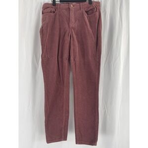 Pistola Slim Corduroy Chino Pants Burgundy Size 30 Preppy Academia